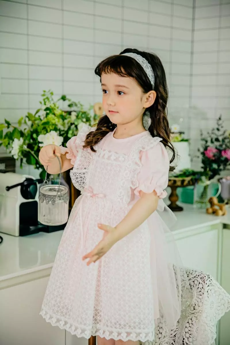 Pudding - Korean Children Fashion - #Kfashion4kids - Apron One-piece - 4