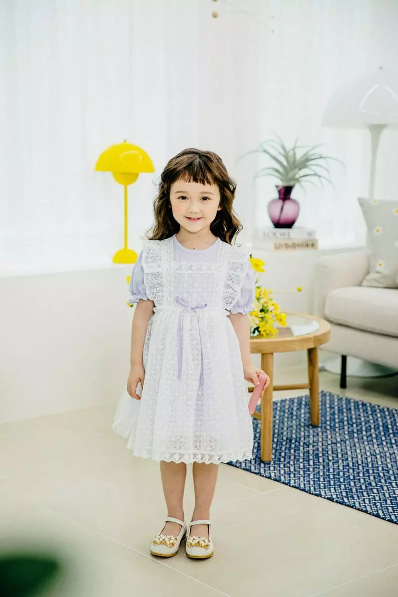 Pudding - Korean Children Fashion - #magicofchildhood - Apron One-piece - 5