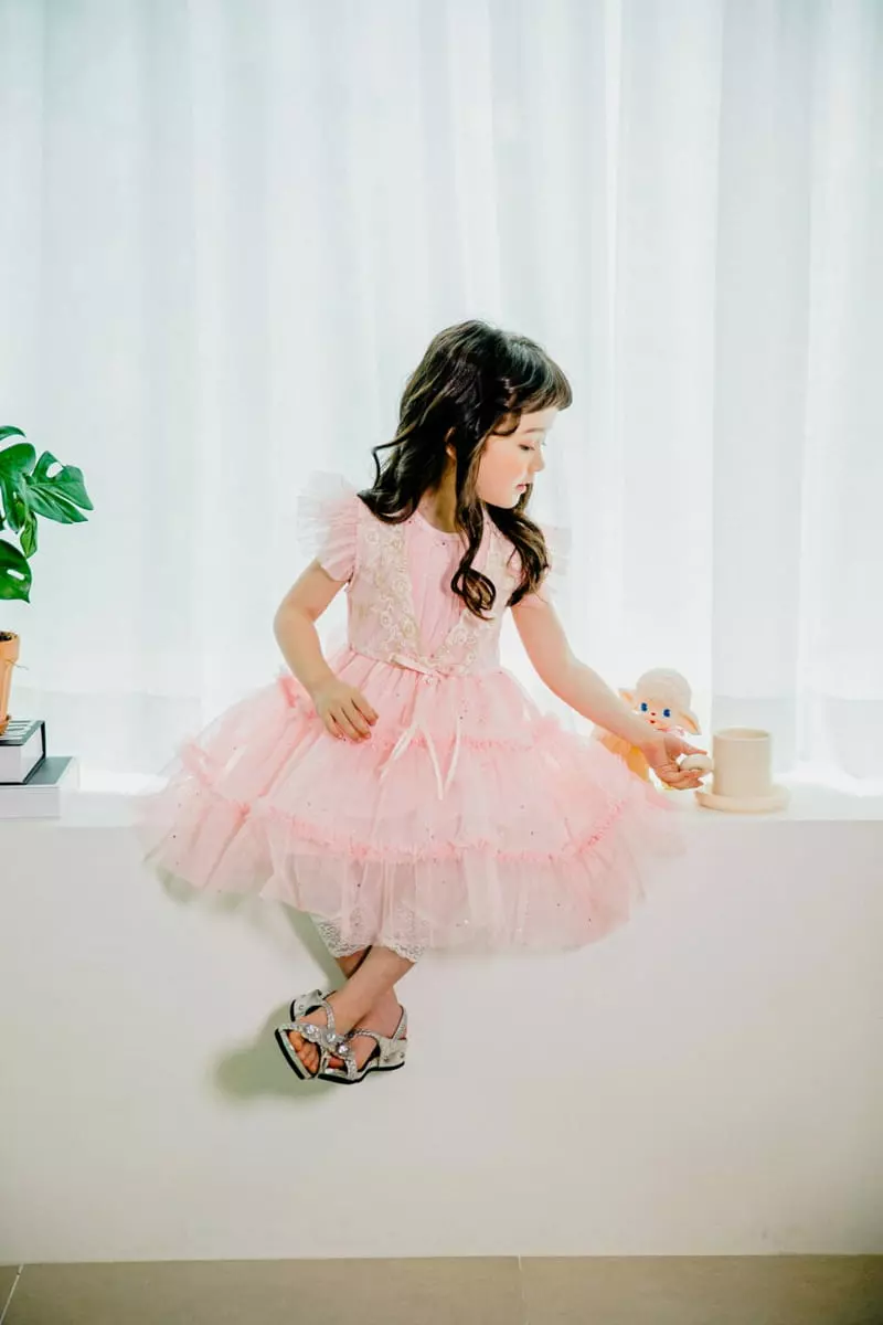 Pudding - Korean Children Fashion - #minifashionista - Gold One-piece - 11