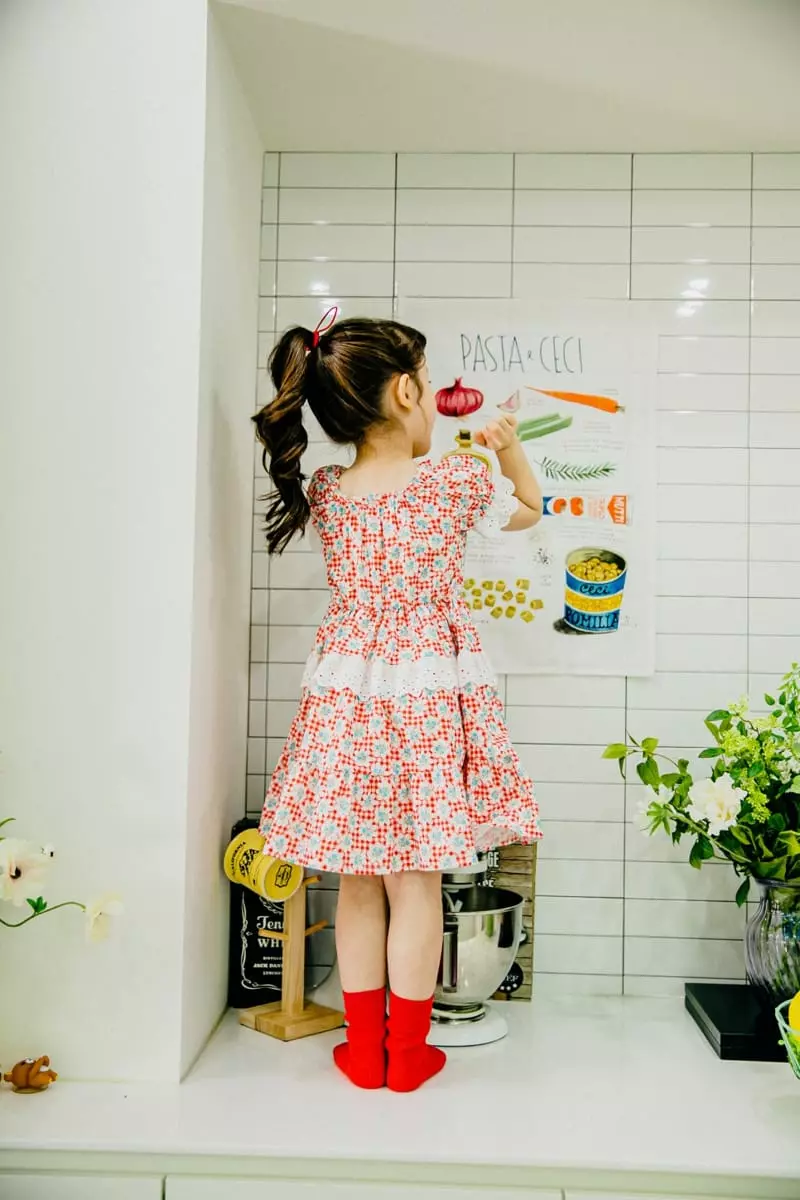 Pudding - Korean Children Fashion - #prettylittlegirls - Flower One-piece - 12