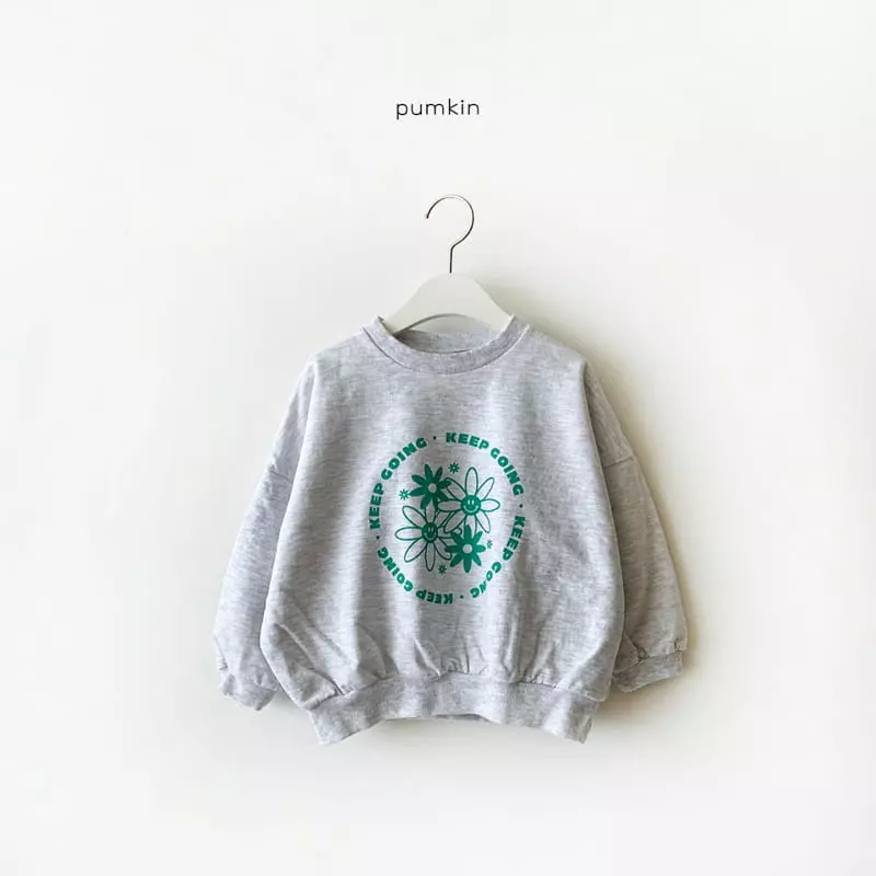 Pumkin - Korean Children Fashion - #discoveringself - Flower Sweatshirt - 3