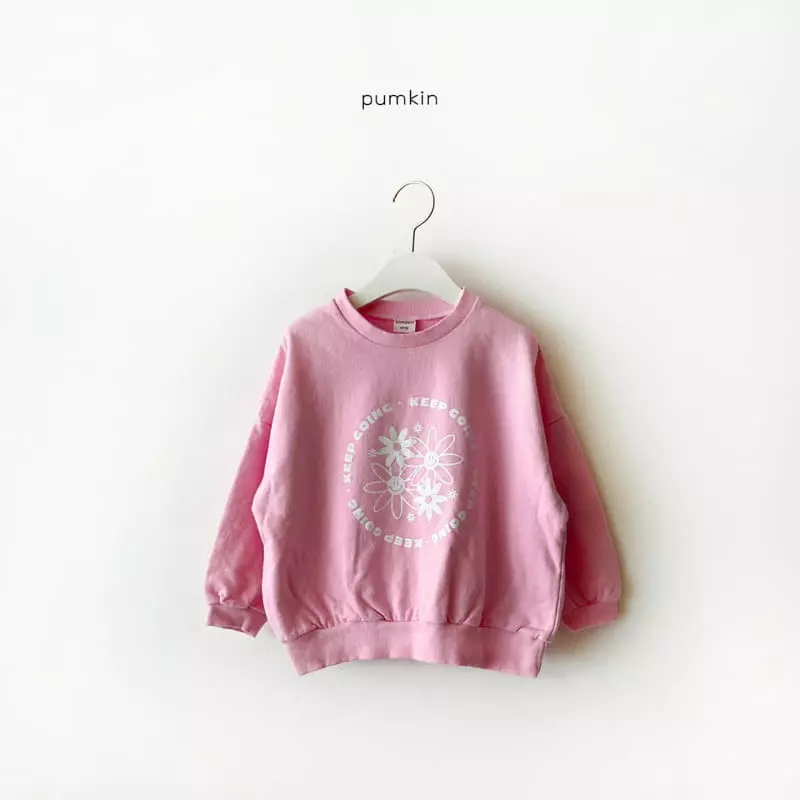 Pumkin - Korean Children Fashion - #discoveringself - Flower Sweatshirt - 4