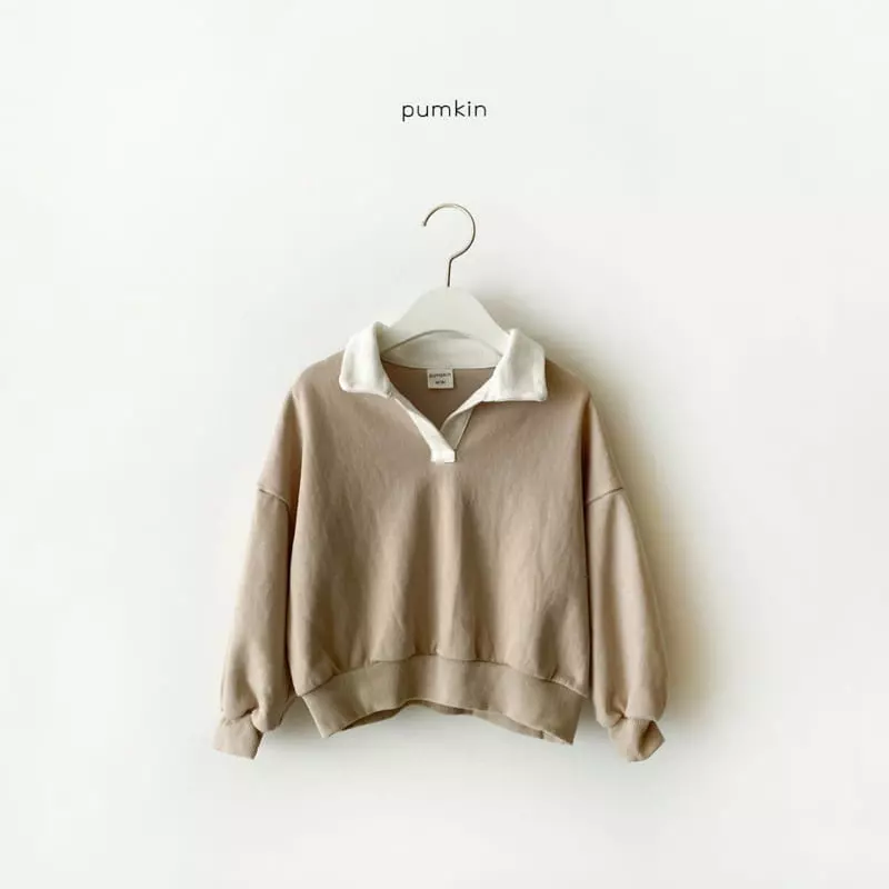 Pumkin - Korean Children Fashion - #fashionkids - Collar Sweatshirt - 4