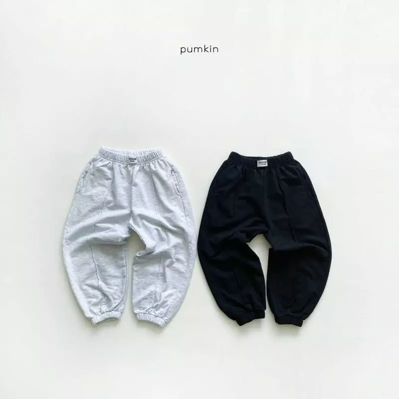 Pumkin - Korean Children Fashion - #kidsshorts - Patch String Jogger Pants