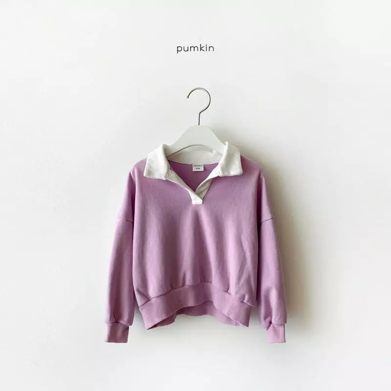 Pumkin - Korean Children Fashion - #kidsstore - Collar Sweatshirt - 5