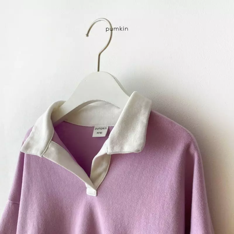 Pumkin - Korean Children Fashion - #kidzfashiontrend - Collar Sweatshirt - 6