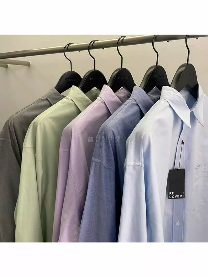 Recover - Korean Women Fashion - #momslook - Oxford Basic Shirt - 3