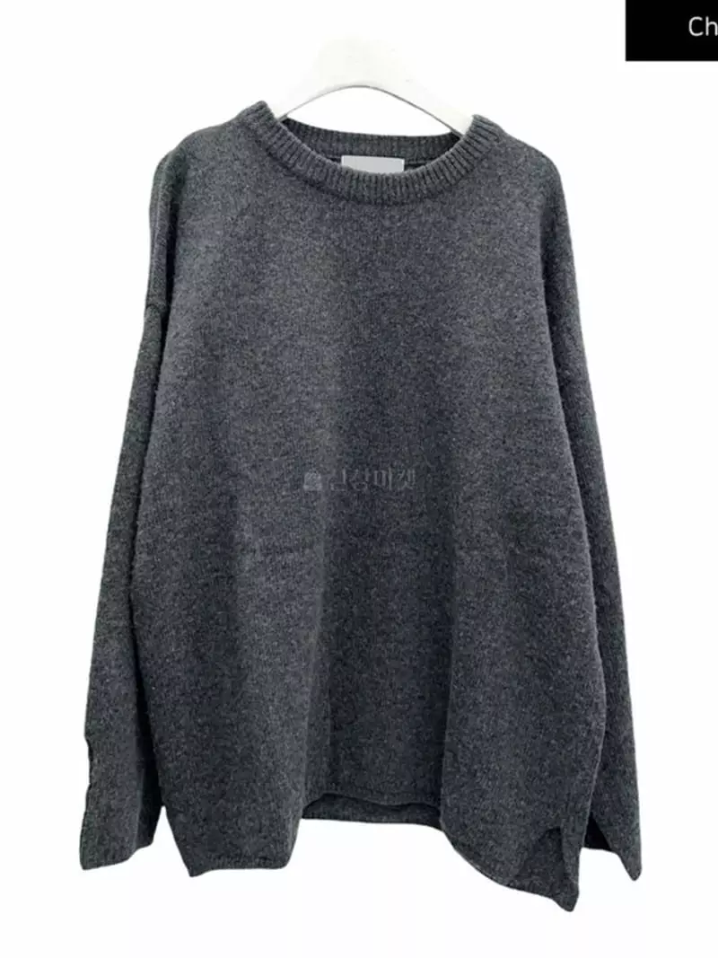 Recover - Korean Women Fashion - #womensfashion - Sleeves Sllit Wool Knit - 4