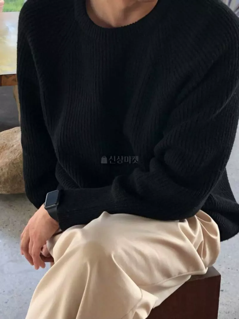 Recover - Korean Women Fashion - #romanticstyle - Regulan Knit - 5