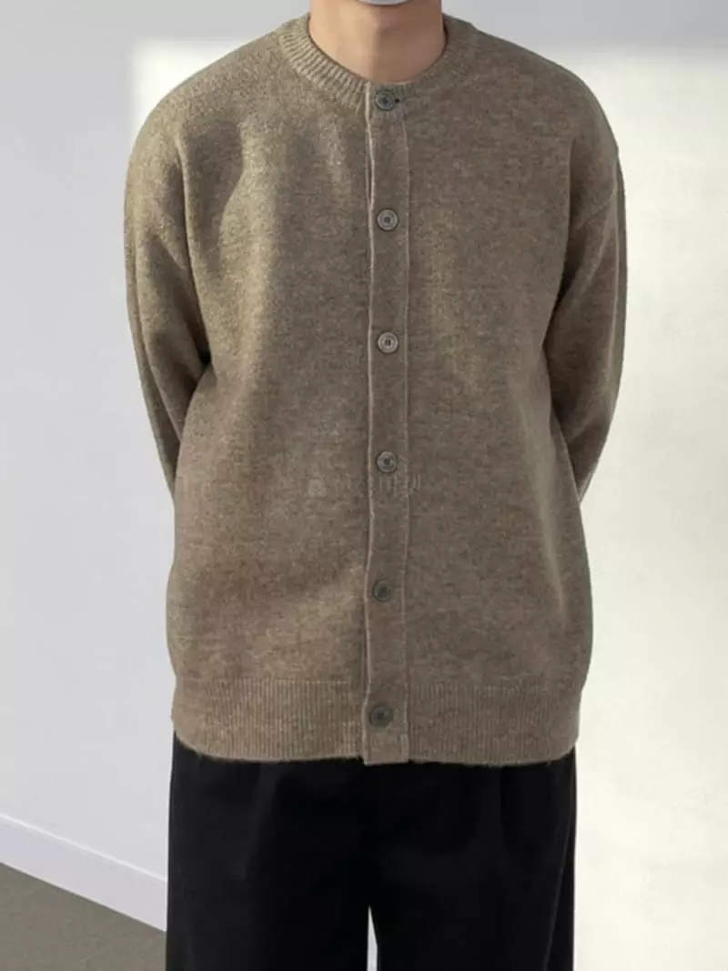 Recover - Korean Women Fashion - #shopsmall - Round Knit Cardigan - 5