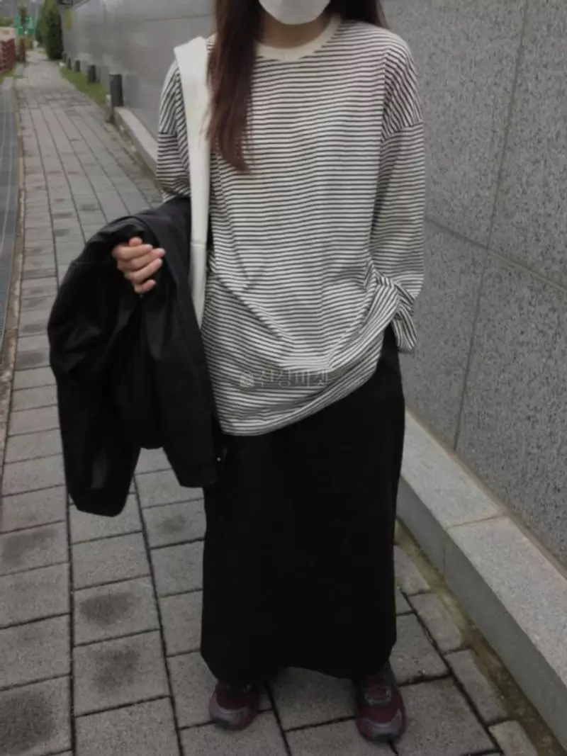 Recover - Korean Women Fashion - #shopsmall - Stripes Tee - 4