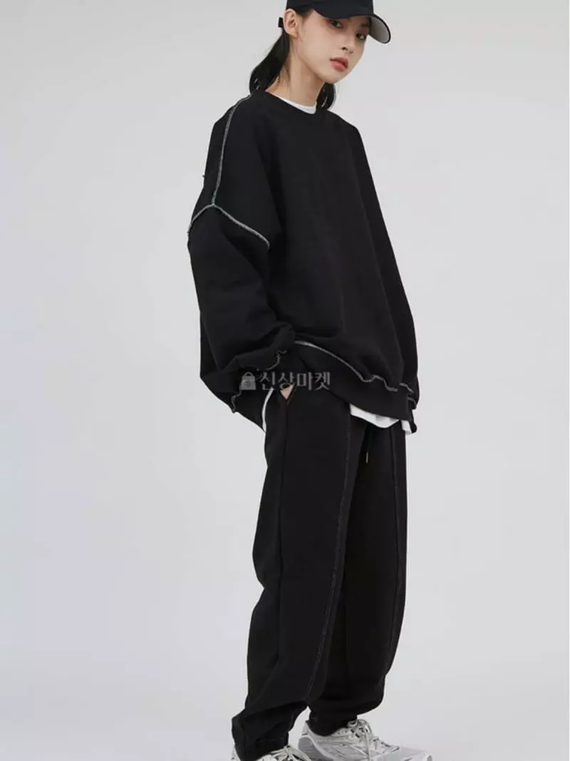 Recover - Korean Women Fashion - #vintagekidsstyle - Heavy Tery Jogger Pants - 3