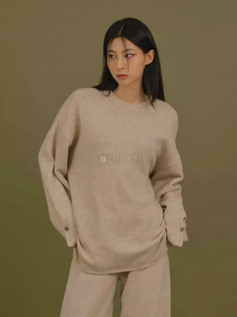 Recover - Korean Women Fashion - #womensfashion - Sleeves Sllit Wool Knit