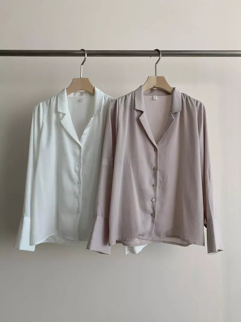 Reve - Korean Women Fashion - #womensfashion - Wave Shirt - 4