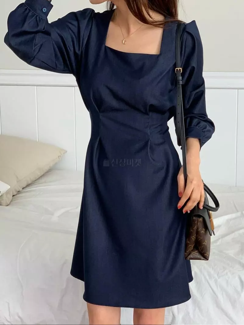 Reve - Korean Women Fashion - #momslook - Many Fit One-piece Denim