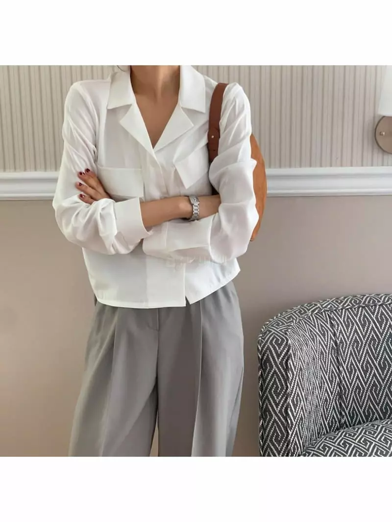 Reve - Korean Women Fashion - #momslook - Eco Shirt - 3