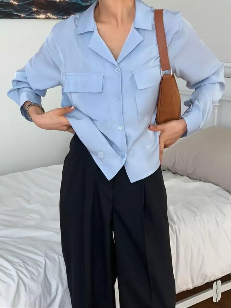 Reve - Korean Women Fashion - #momslook - Eco Shirt - 5