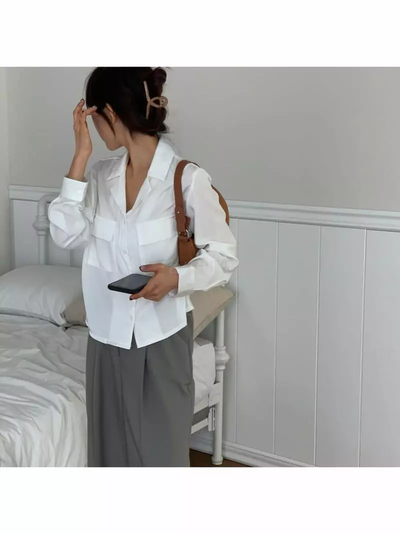 Reve - Korean Women Fashion - #momslook - Eco Shirt - 7