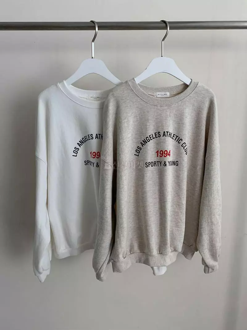 Reve - Korean Women Fashion - #womensfashion - Sporty Swearshirt - 4