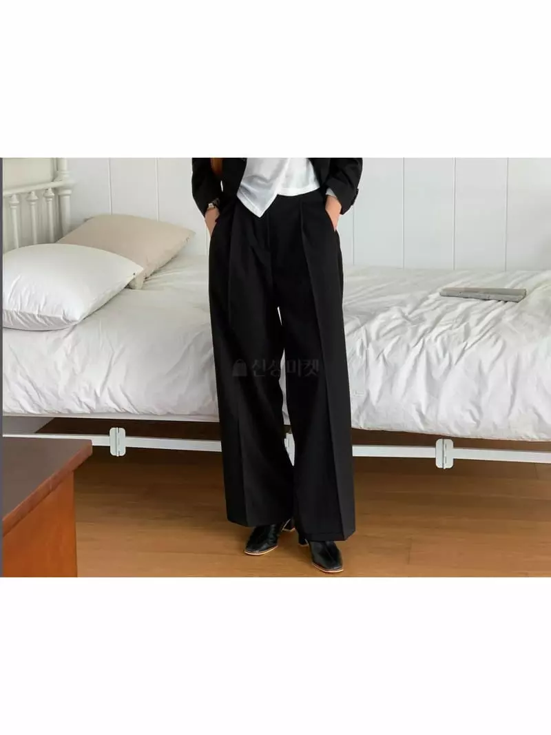 Reve - Korean Women Fashion - #momslook - Stand Pants