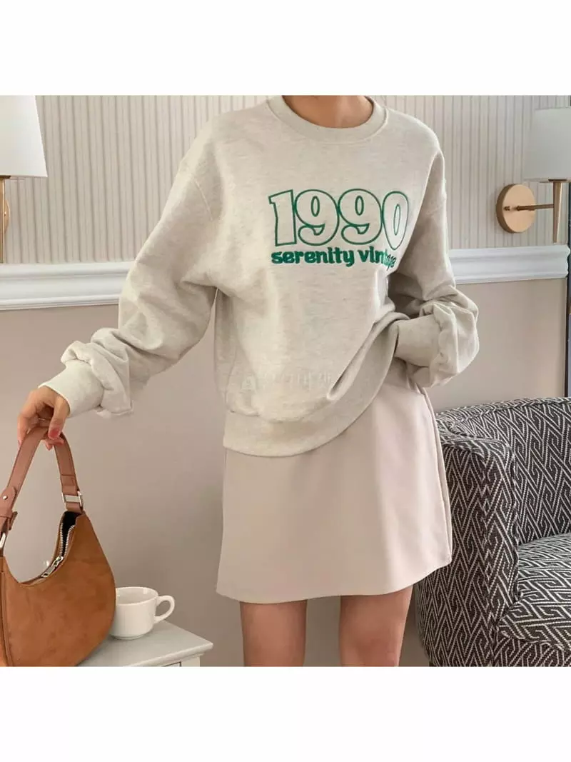 Reve - Korean Women Fashion - #momslook - 1990 Sweatshirt - 3