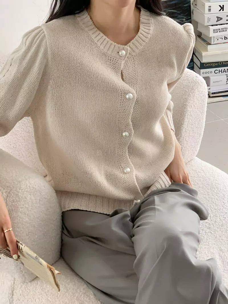 Reve - Korean Women Fashion - #momslook - Hepburn Cardigan - 3