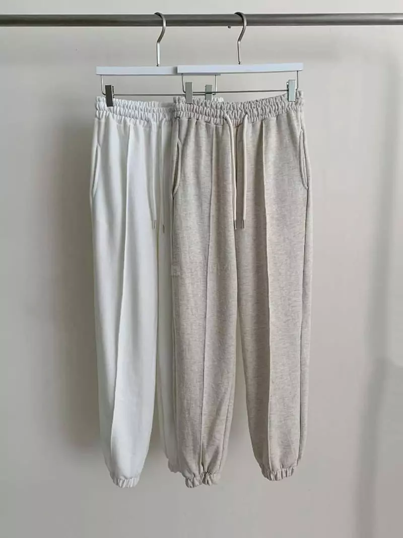 Reve - Korean Women Fashion - #momslook - Pintuck Jogger Pants - 4