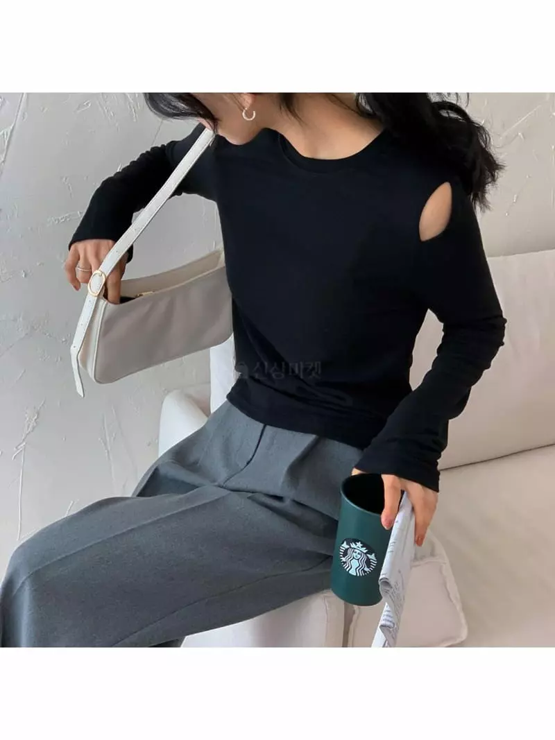 Reve - Korean Women Fashion - #pursuepretty - Pie Tee - 3