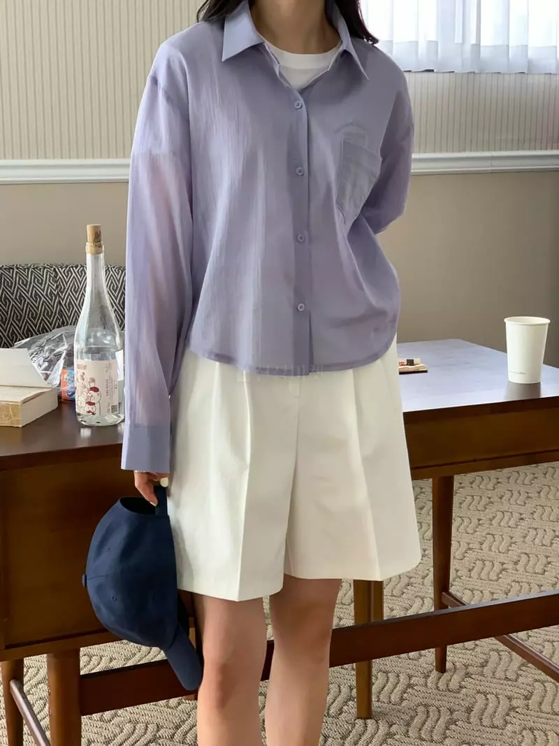 Reve - Korean Women Fashion - #restrostyle - Pudding Shirt - 6