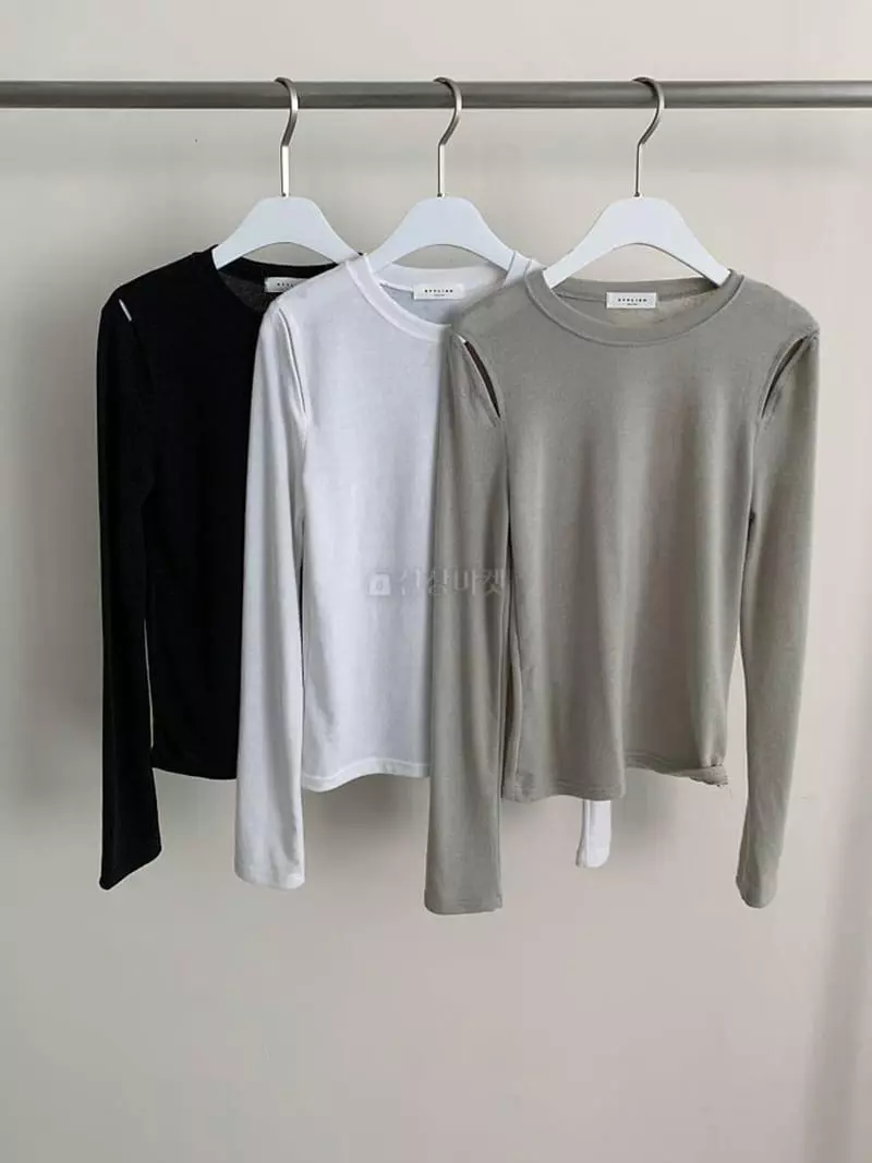 Reve - Korean Women Fashion - #pursuepretty - Pie Tee - 4