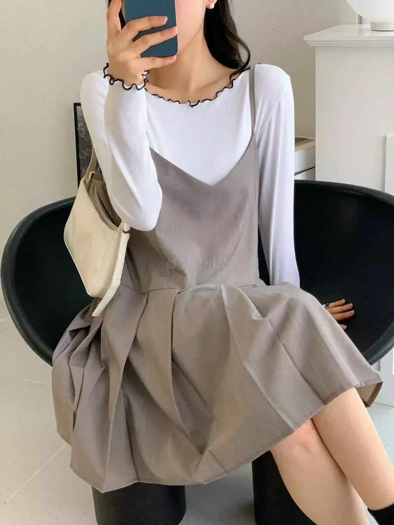 Reve - Korean Women Fashion - #romanticstyle - Blare One-piece - 3