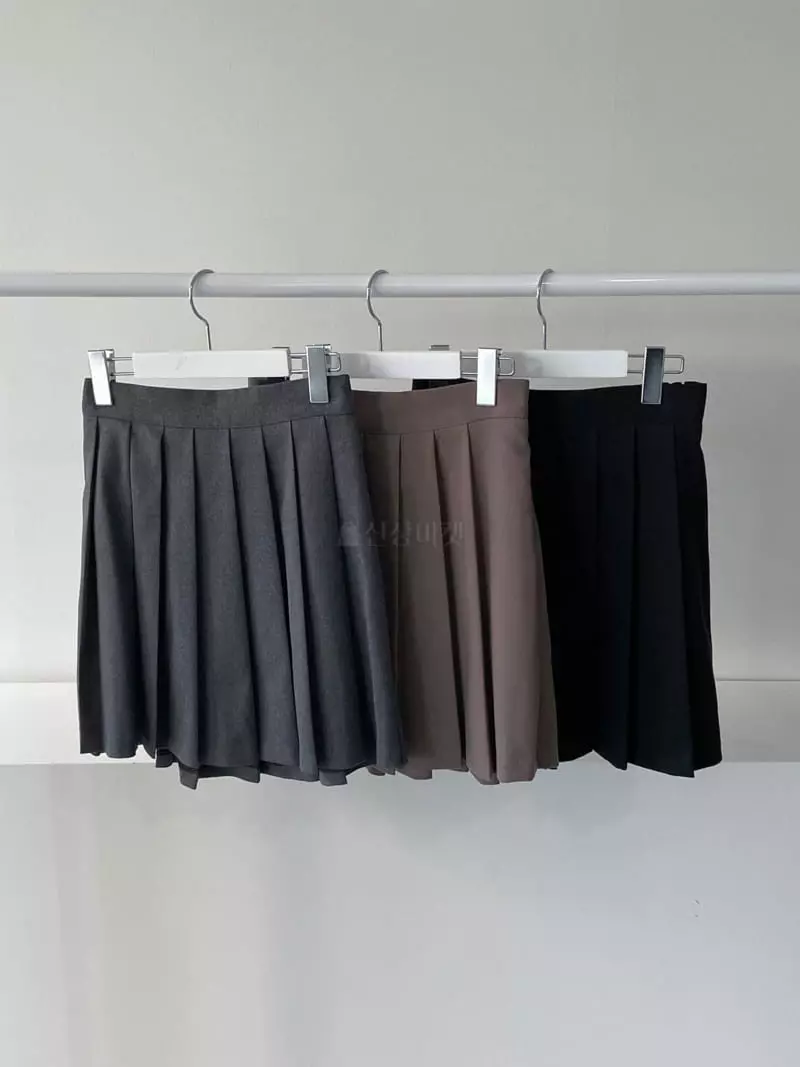 Reve - Korean Women Fashion - #romanticstyle - Flat Skirt - 8