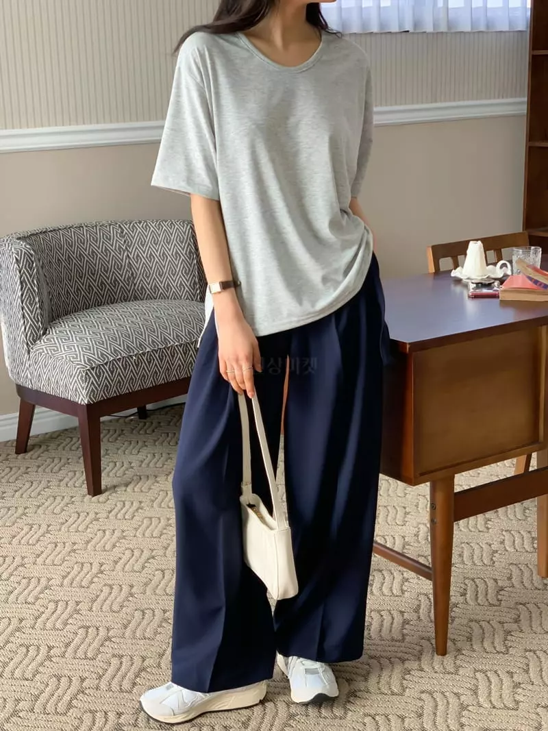 Reve - Korean Women Fashion - #thatsdarling - Belted Pants
