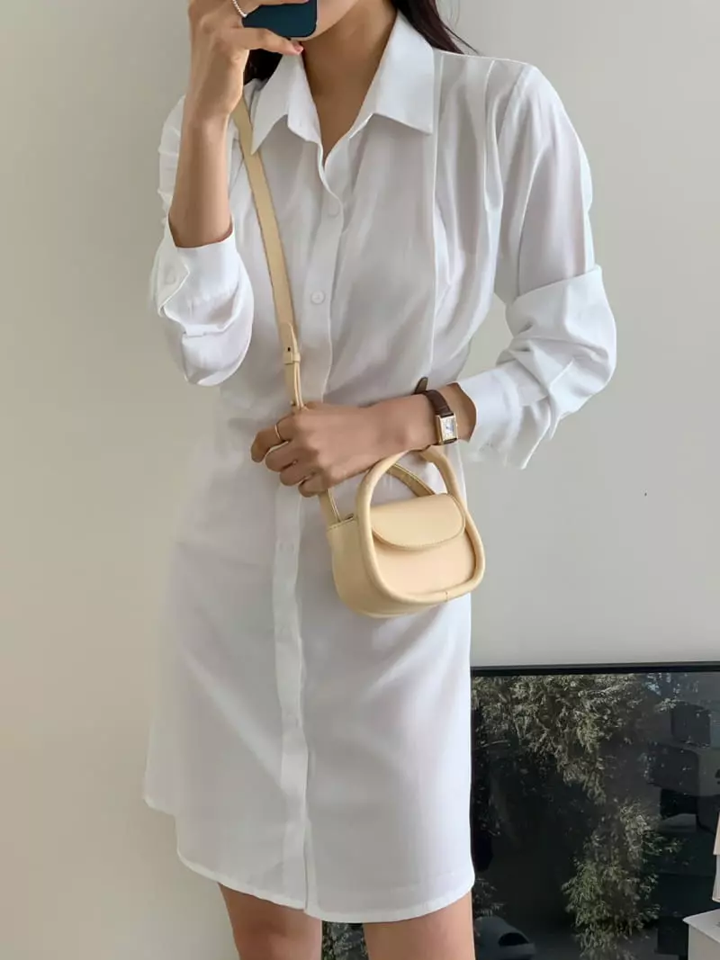 Reve - Korean Women Fashion - #thelittlethings - Coen Long Shirt - 3
