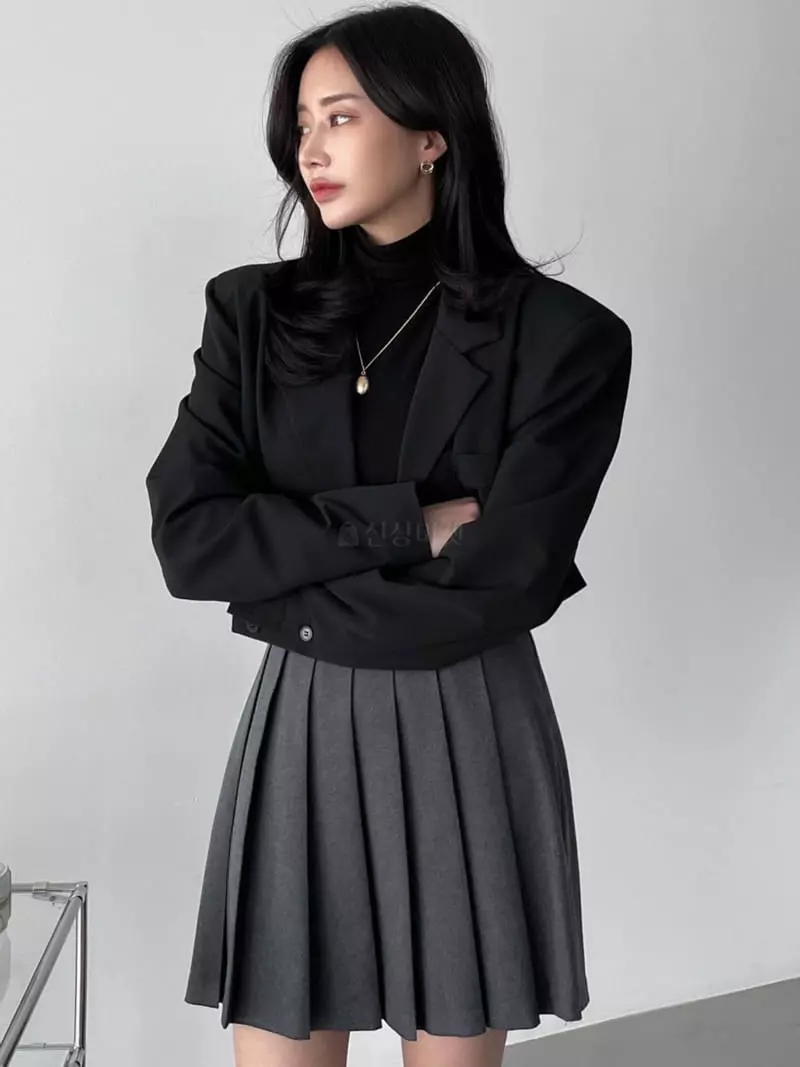 Reve - Korean Women Fashion - #vintagekidsstyle - Flat Skirt - 5