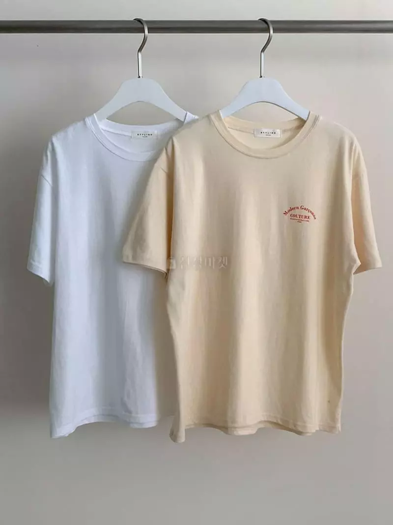 Reve - Korean Women Fashion - #momslook - Culture Tee - 4