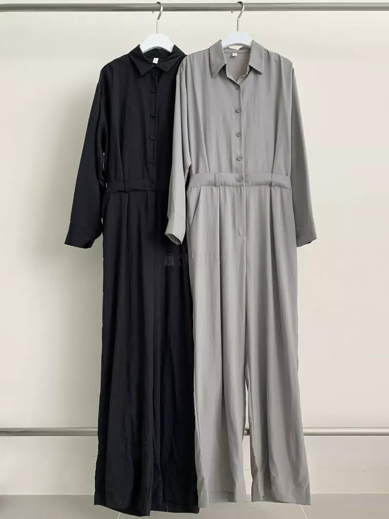 Reve - Korean Women Fashion - #momslook - Channel Jumpsuit - 4