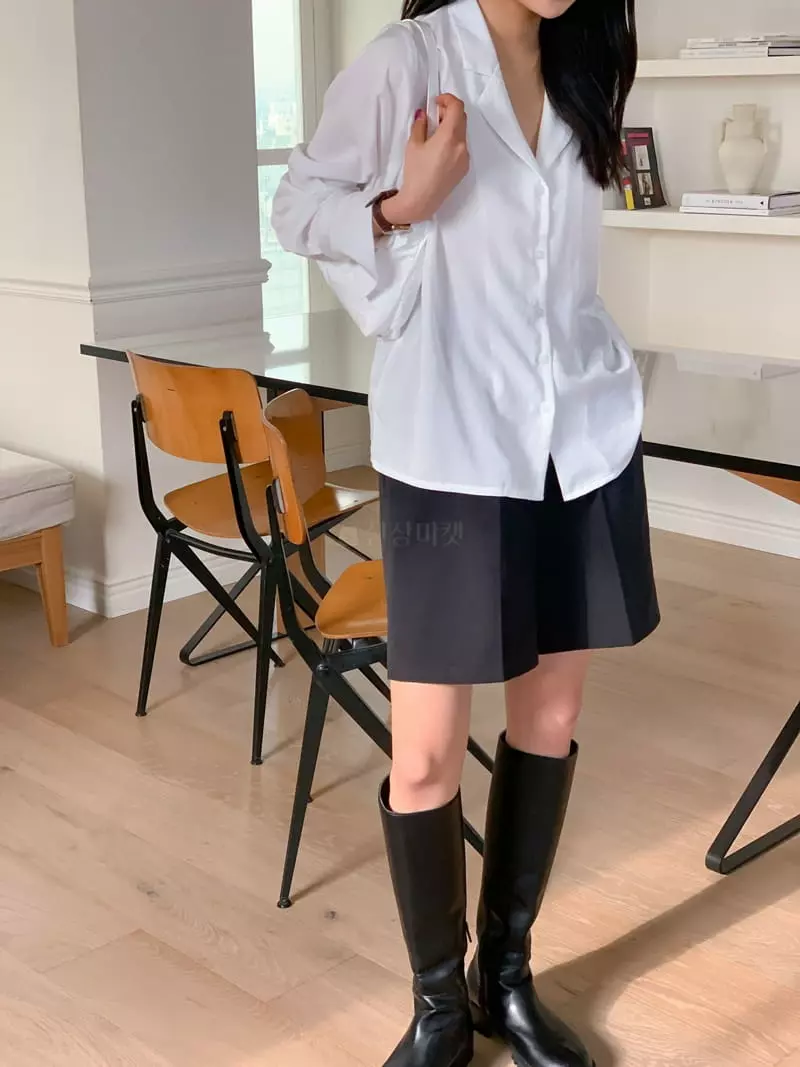 Reve - Korean Women Fashion - #womensfashion - Wave Shirt