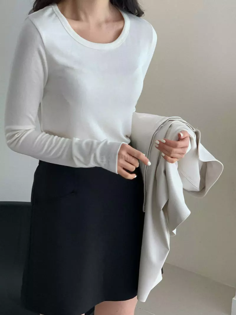 Reve - Korean Women Fashion - #womensfashion - Aurora Tencel Tee - 8