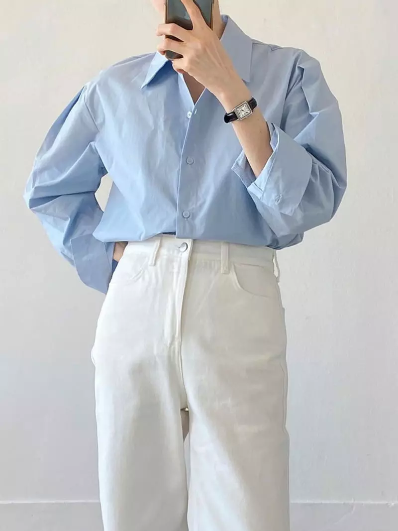 Reve - Korean Women Fashion - #momslook - Mild Shirt - 4