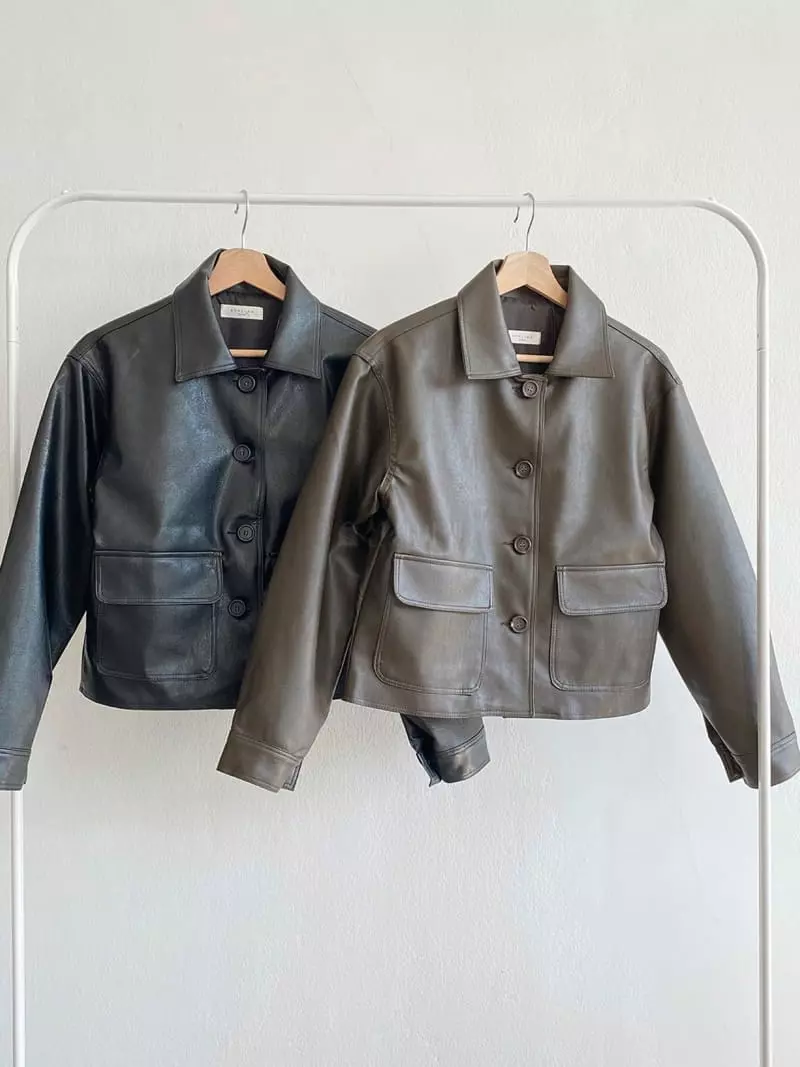 Reve - Korean Women Fashion - #momslook - Legend Rider Jacket - 4