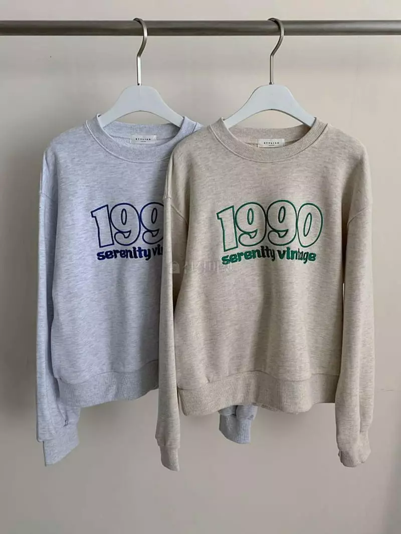 Reve - Korean Women Fashion - #momslook - 1990 Sweatshirt - 4