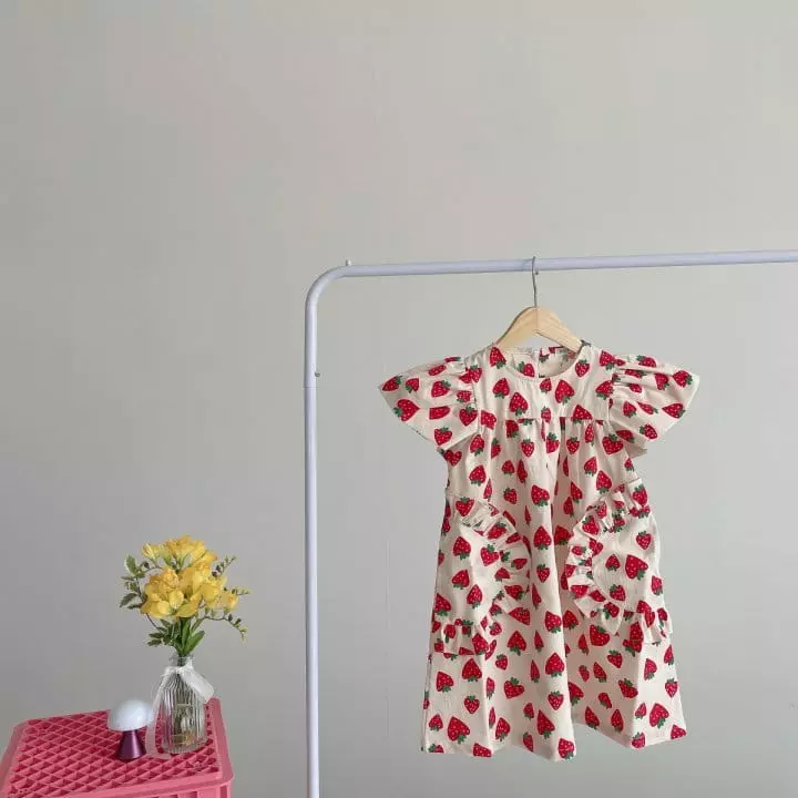 Rica - Korean Children Fashion - #designkidswear - Strawberry One-piece - 11