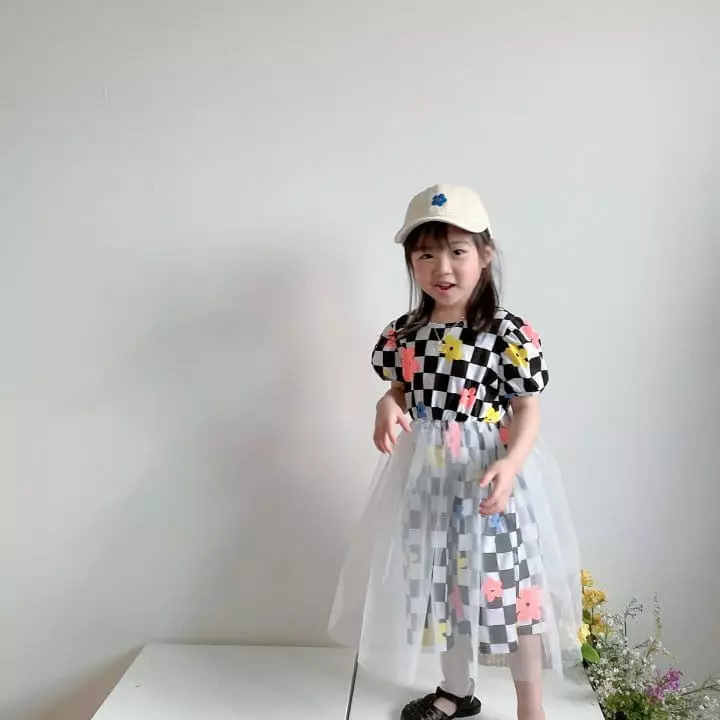 Rica - Korean Children Fashion - #discoveringself - Check One-piece - 7