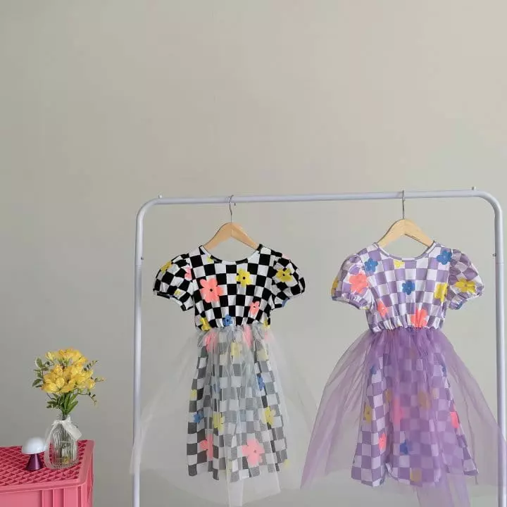 Rica - Korean Children Fashion - #kidzfashiontrend - Check One-piece - 11