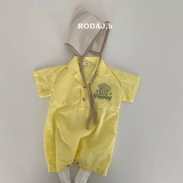 Roda J - Korean Baby Fashion - #babyoutfit - Bebe Popcorn Bodysuit - 2