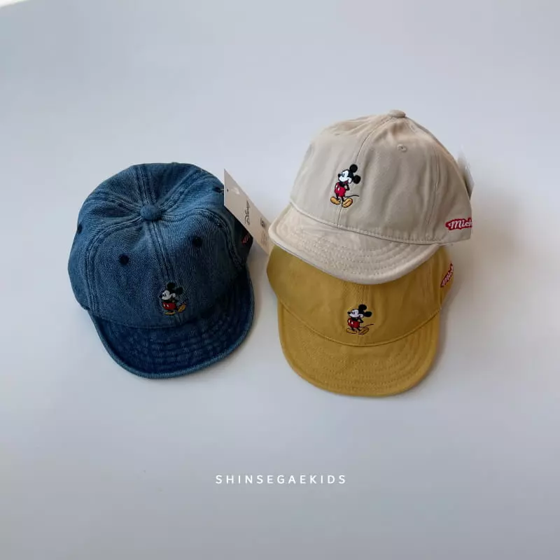 Shinseage Kids - Korean Baby Fashion - #babyoutfit - Stand Mickey Cap - 5