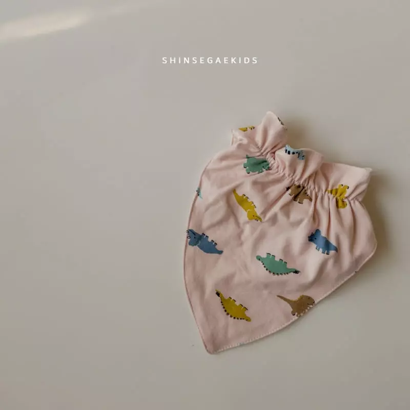 Shinseage Kids - Korean Baby Fashion - #babywear - Dino Scarf Bib - 4