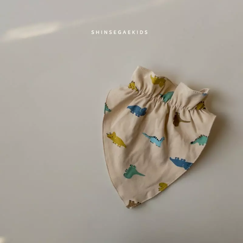 Shinseage Kids - Korean Baby Fashion - #onlinebabyshop - Dino Scarf Bib - 5