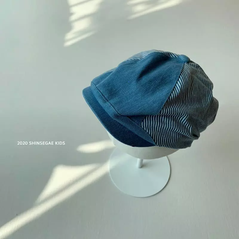 Shinseage Kids - Korean Children Fashion - #designkidswear - Color Denim Cap - 3